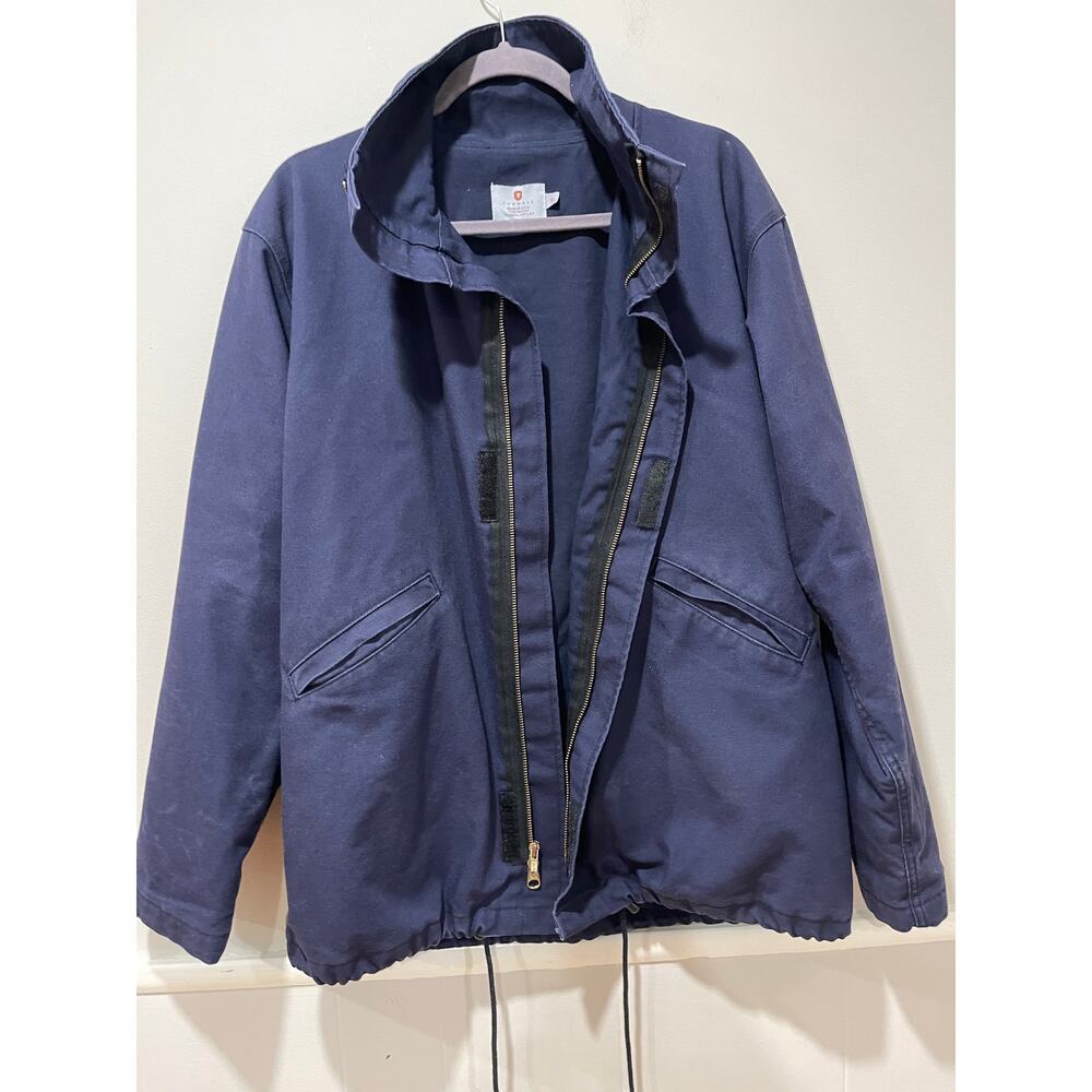 Tyndale FR‎ Men’s Flame Resistant Heavy Duty Canvas Jacket Work Coat Size Medium - Picture 2 of 8